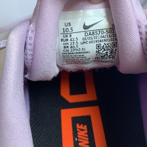 Women’s Nike Air Zoom Structure 24 Lilac Size 10.5 Like New Never Worn - Picture 8 of 8